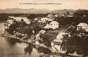 Vietnamese Prints: The border between Vietnam and China - Tunghing / Moncay