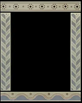 Blank Prints: Bordered ceiling panel