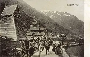 Familes Prints: Borgund Church, Norway