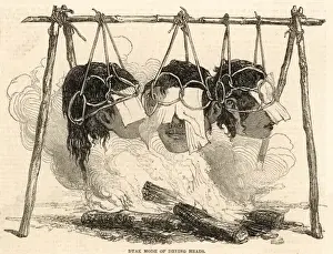 Hung Prints: Borneo / Dyak Drying Heads