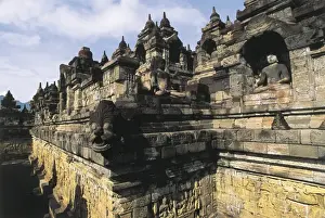 Borobudur Prints: Borobudur Temple. 9th c. INDONESIA. CENTRAL JAVA