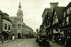 Playground Prints: The Borough and Town Hall, Farnham, Surrey