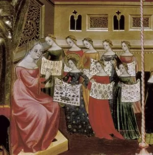 Altar Piece Gallery: BORRASSA, Llu�(1360-1425). Altarpiece of the