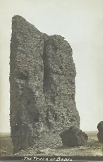Iraqi Prints: Borsippa, Iraq - The ziggurat - Tower of Babel