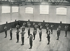 Unidentified Gallery: Borstal Drill in Gymnasium