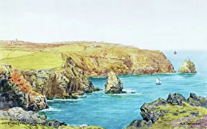 Boscastle, Cornwall, viewed from Willapark