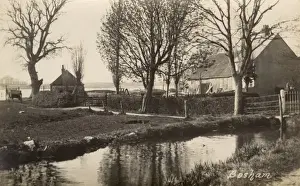 Bosham Prints: Bosham, West Sussex - View over the millstream