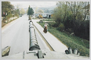 Bosnia - 1st Queen?s Dragoon Guards on patrol, Kljuc