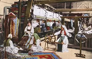 Images Dated 8th November 2016: Bosnia and Herzegovina - Carpet Weavers at work