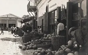 Garlic Prints: Bosnia & Herzegovina - Market Scene