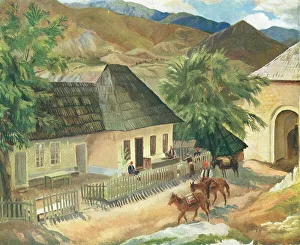 Bosnia Prints: A Bosnian Cafe