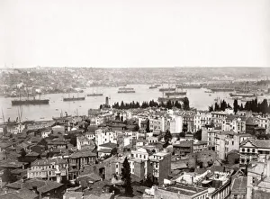 Bosphorous Prints: Across Bosphorous, Constantinople, Istanbul, Turkey, c. 1880 s