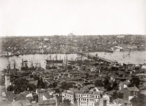 Across Bosphorous, Constantinople, Istanbul, Turkey, c. 1880 s