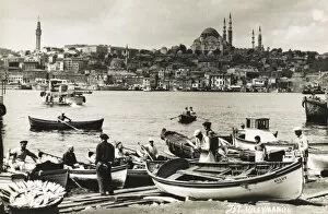 Across the Bosphorus to the Suleymaniye Mosque
