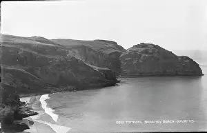Tintagel Prints: Bossiney Beach, Tintagel