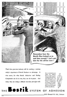 Bostik Aviation Sealants & Adhesives 1945 Advert
