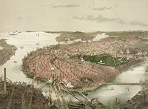 Boston - birds eye view from the north