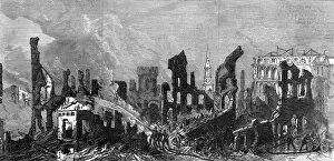 Images Dated 24th June 2019: BOSTON FIRE 1872