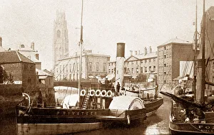 Stump Prints: Boston The Privateer Paddle Steamer early 1900s