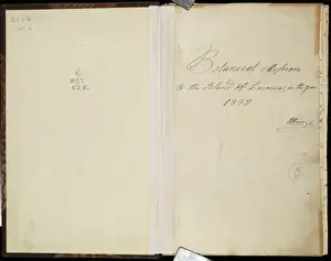 Botanical Mission to the Island of Luconia in the Year 1803