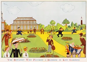 The Botanist Who Plucked A Blossom on Kew Gardens by Leslie