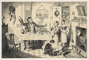 Grandfather Gallery: The Bottle, 1 -- Cruikshank