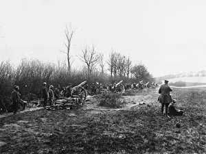 Howitzers Prints: Boues 1918