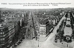 Unattributed Prints: Boulevard Beaumarchais and Boulevard Richard Lenoir