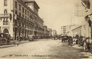 Images Dated 6th June 2017: Boulevard de la Gare, Casablanca, Morocco