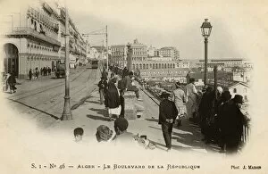 Images Dated 23rd May 2017: Boulevard de la Republique, Algiers, Algeria