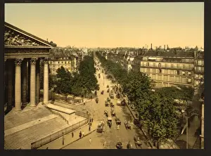 Boulevard of the Madeline (i. e. Madeleine), Paris, France