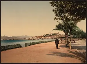 Boulevards Prints: The boulevards, Cannes, Riviera