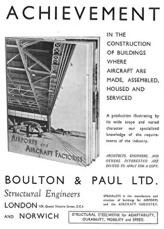 Achievements Prints: Boulton & Paul - Achievements In Building Construction