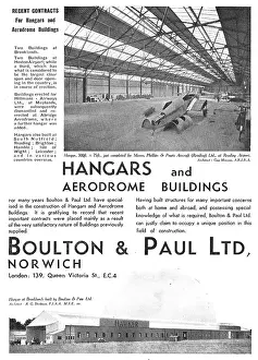 Hangars Prints: Boulton & Paul - Aircraft Hangars & Buildings: Brooklands