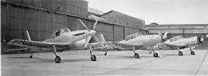 Boulton Prints: Boulton Paul Balliol T2 VW897; Balliol T1 VL935 and P108