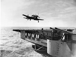 Boulton Paul Sea Balliol T21 during deck landing trials
