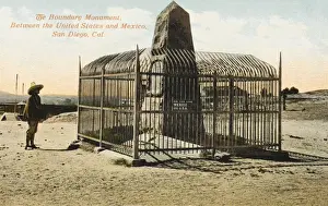 Edges Prints: Boundary Monument between USA and Mexico