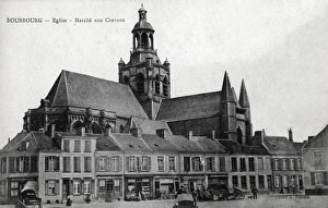 Images Dated 24th March 2016: Bourbourg, France - Saint Jean-Baptiste Church