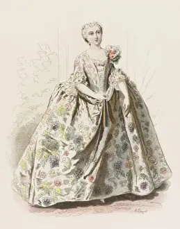 Bourgeoisie Prints: Bourgeois Lady 1740