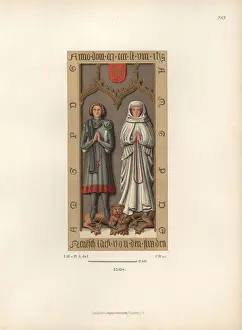 Catherines Prints: Bourgeoise fashion from a gravestone in St