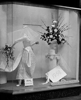 Bridal Gallery: Bourne & Hollingsworth shop window, London Bourne & Hollingsworth shop window