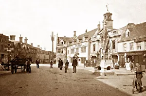 Bourne Prints: Bourne Market Place early 1900s