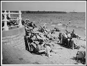 Bournemouth Beach 1950S