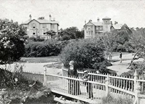 Movement Prints: Bournemouth, bridge over the River Bourne in Public Gardens
