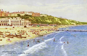 The J Salmon Archive Collection Gallery: Bournemouth, Dorset - View from Pier, looking East