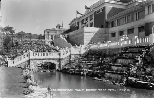 Rockery Prints: Bournemouth Pavilion Rockery and Waterfall