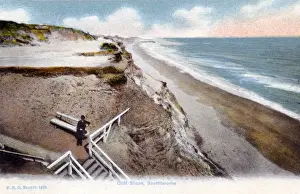 Bournemouth. Southbourne, Cliff steps