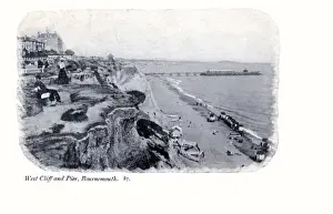 Bournemouth. West Cliff and Pier