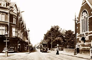 Westbourne Prints: Bournemouth Westbourne Seamoor Road early 1900s