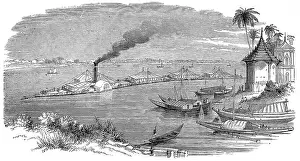 Bournes River Steam Train, 1849